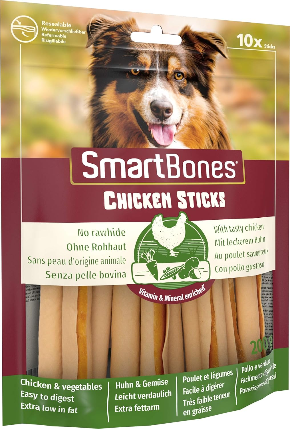 SmartBones Sticks Chicken 10 Pk